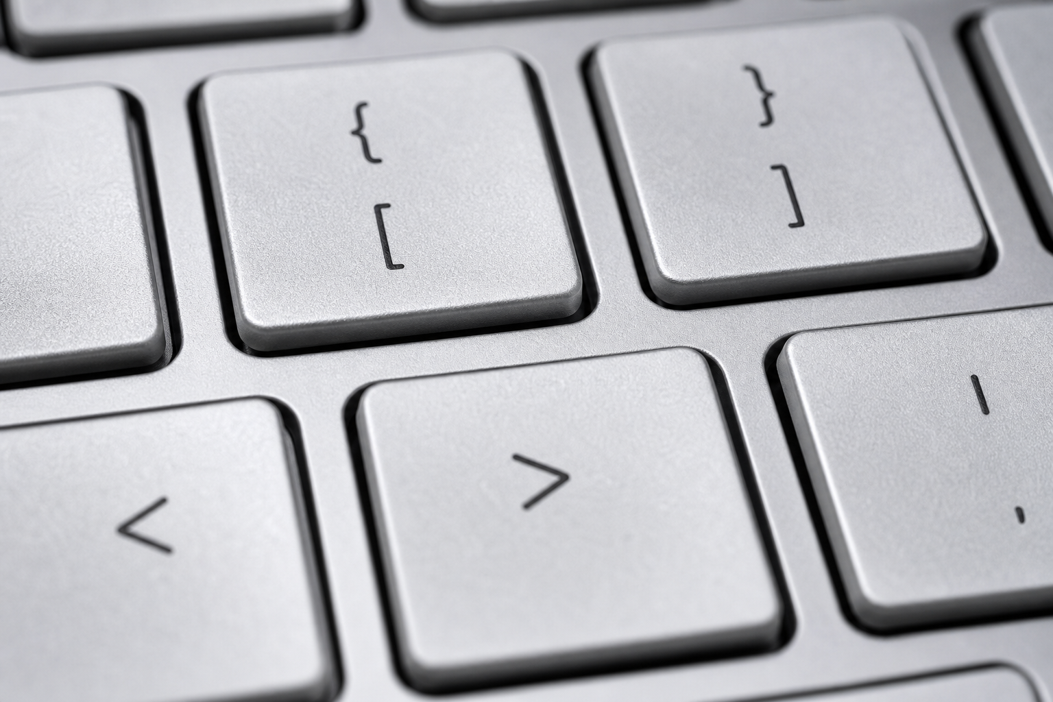 Precision API code detail — bracket keys representing structured integration