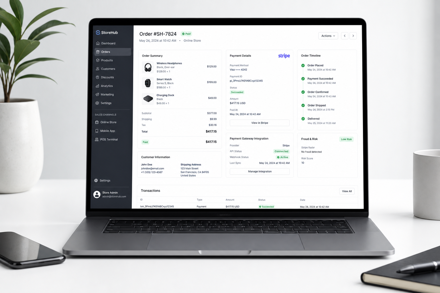 E-commerce payment gateway API integration — multi-provider checkout system